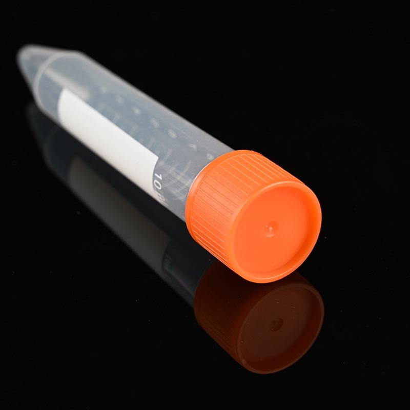 Centrifuge Tube 10ML Orange Screw Cap Non-sterile